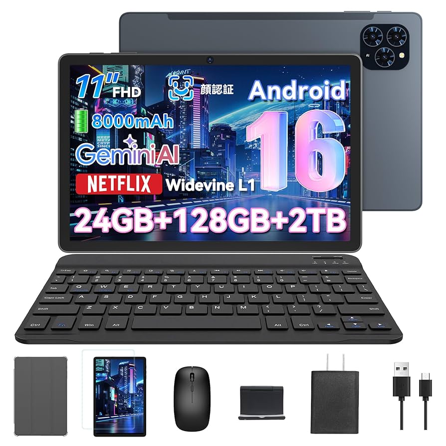 Tabwee T90 タブレットPC wi-fiモデル 11インチ Amazon.co.jp: 【世界初登場 Android16 タブレット】Tabwee T90